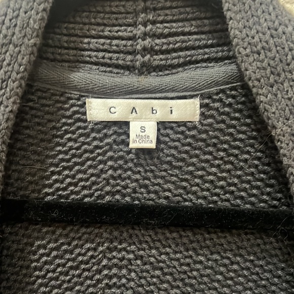 Cabi dark grey knit long sweater - Picture 3 of 4